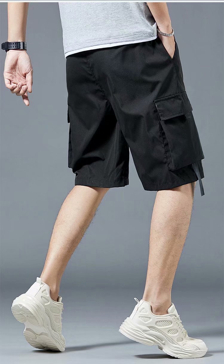 2022 Cross-Border Large Size Shorts Men's Summer Loose Five-Point Outer Wear Cropped Trousers Leisure Cargo Sports Pants Men 2022 Cross-Border Large Size Shorts Men's Summer Loose Five-Point Outer Wear Cropped Trousers Leisure Cargo Sports Pants Men