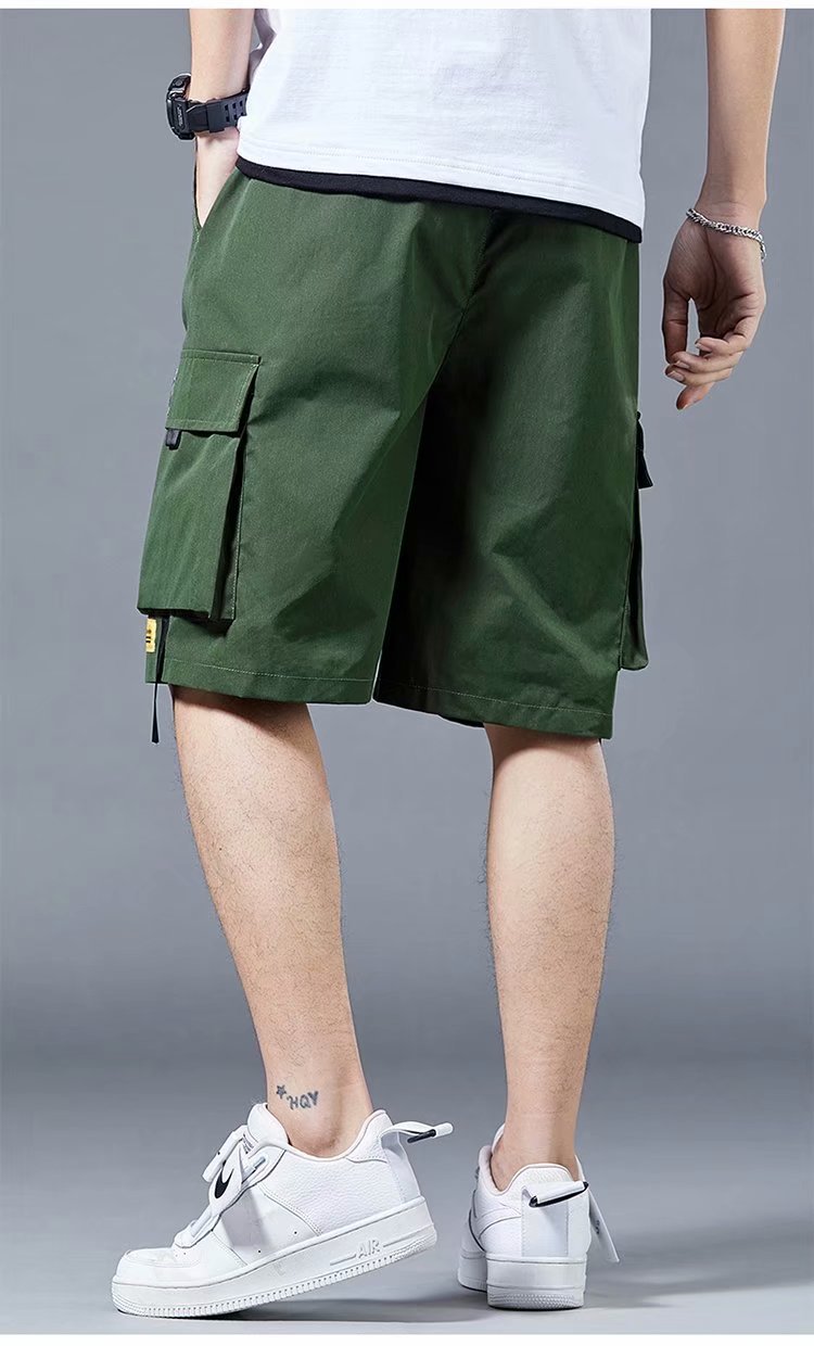 2022 Cross-Border Large Size Shorts Men's Summer Loose Five-Point Outer Wear Cropped Trousers Leisure Cargo Sports Pants Men 2022 Cross-Border Large Size Shorts Men's Summer Loose Five-Point Outer Wear Cropped Trousers Leisure Cargo Sports Pants Men