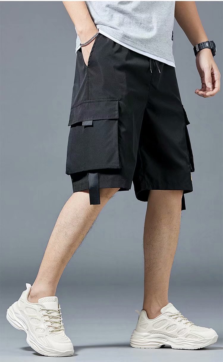 2022 Cross-Border Large Size Shorts Men's Summer Loose Five-Point Outer Wear Cropped Trousers Leisure Cargo Sports Pants Men 2022 Cross-Border Large Size Shorts Men's Summer Loose Five-Point Outer Wear Cropped Trousers Leisure Cargo Sports Pants Men