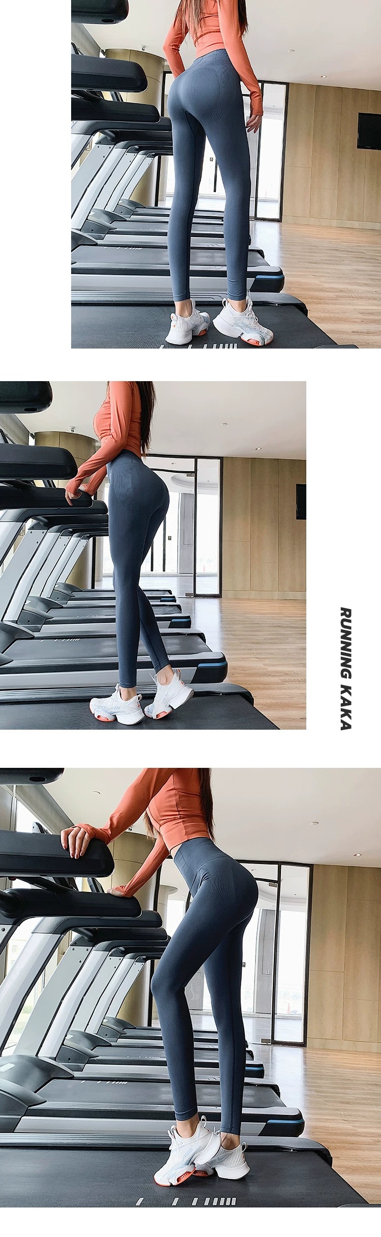 High Waist Hip Raise Pants Fitness Sports Yoga Peach Hip Sweat-Absorbent Cropped Trousers High Waist Hip Raise Pants Fitness Sports Yoga Peach Hip Sweat-Absorbent Cropped Trousers