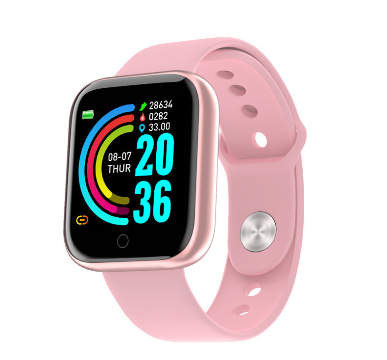 D20 Blood Pressure Smart Bracelet Heart Rate Monitoring Sports Step Waterproof Health Y68 Wear Watch Smartwatch