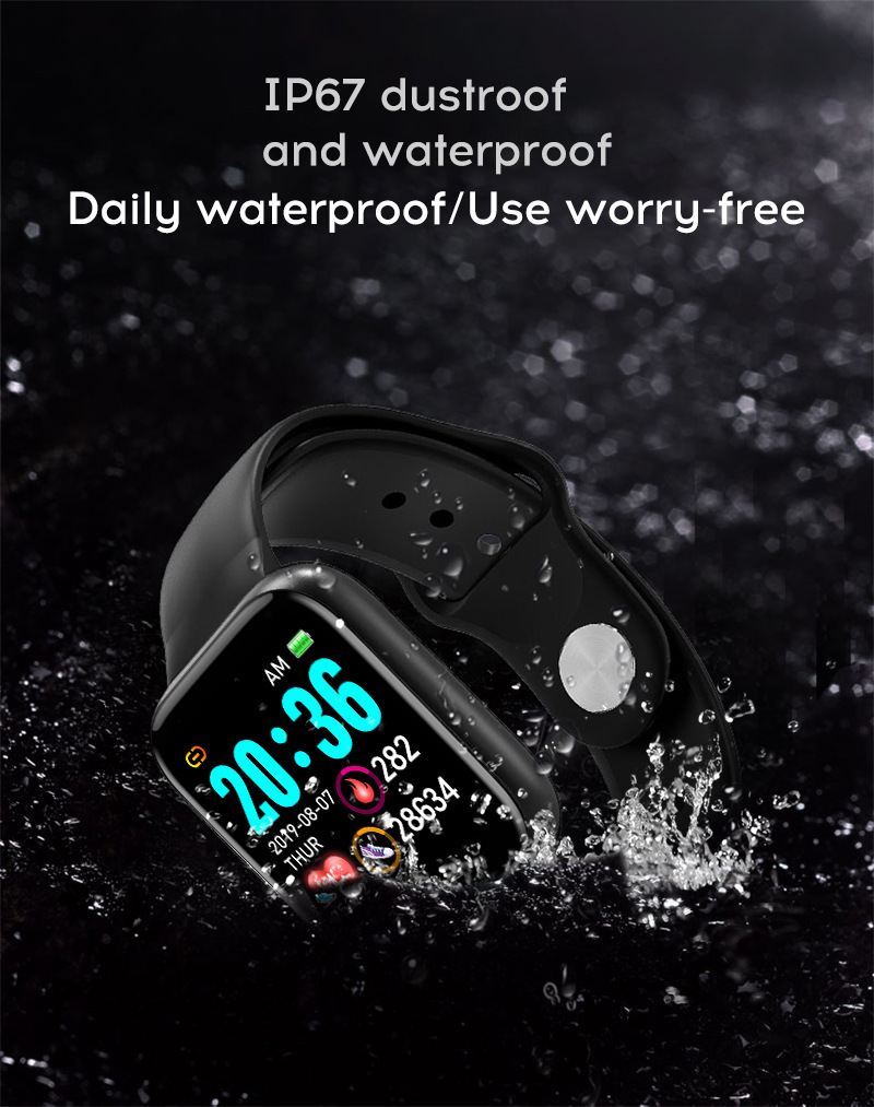 D20 Blood Pressure Smart Bracelet Heart Rate Monitoring Sports Step Waterproof Health Y68 Wear Watch Smartwatch D20 Blood Pressure Smart Bracelet Heart Rate Monitoring Sports Step Waterproof Health Y68 Wear Watch Smartwatch