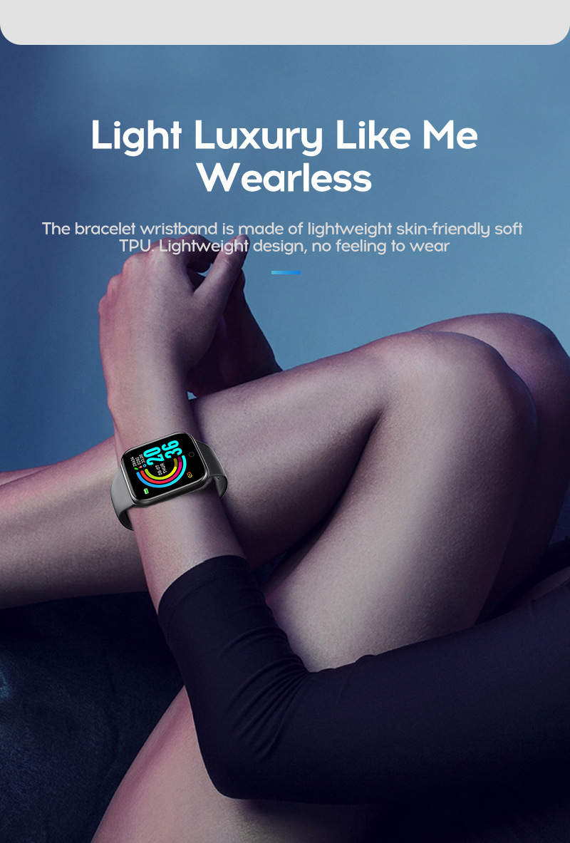 D20 Blood Pressure Smart Bracelet Heart Rate Monitoring Sports Step Waterproof Health Y68 Wear Watch Smartwatch D20 Blood Pressure Smart Bracelet Heart Rate Monitoring Sports Step Waterproof Health Y68 Wear Watch Smartwatch