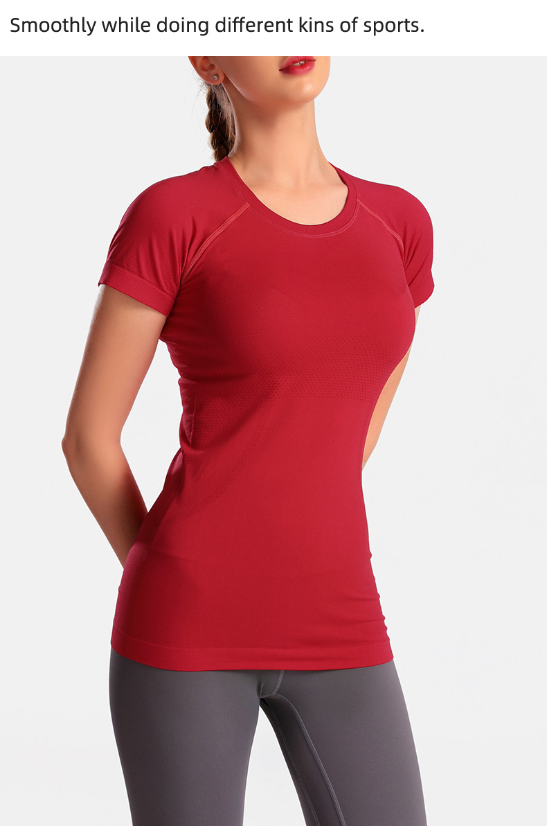 Lulu New 2.0 Women's Short-Sleeved T-shirt Seamless Swiftly Tech Top Sports Breathable Fitness Yoga Wear Lulu New 2.0 Women's Short-Sleeved T-shirt Seamless Swiftly Tech Top Sports Breathable Fitness Yoga Wear