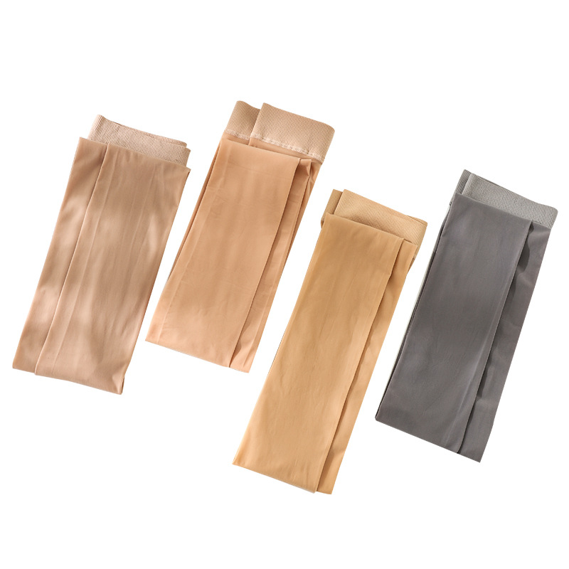 Large Size Steel Wire Stocking Women&#039;s Spring Autumn Thin Outerwear Flesh Color Light Leg Nude Feel Artifact Horse Oil Socks Leggings Factory Wholesale