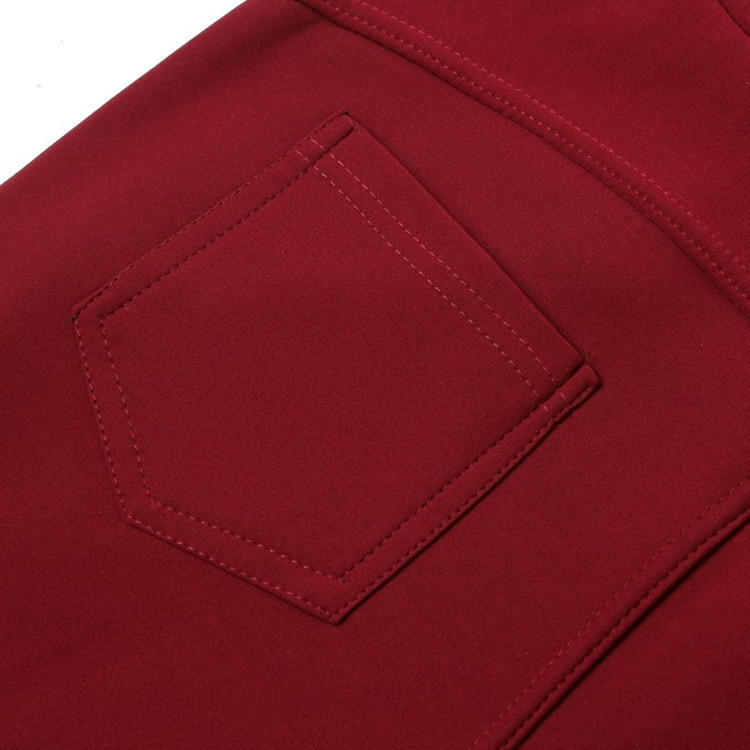 Winter hot style middle aged bamboo charcoal leggings with a pile of fleece and a pair of trousers.