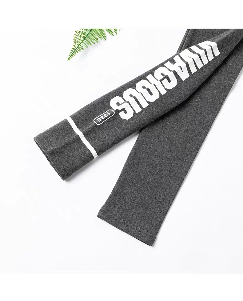 Leggings Women's Outer Wear Spring, Autumn and Winter New Cotton High Waist Slimming and Tight Sports Fashionable Printed Letter Leggings Leggings Women's Outer Wear Spring, Autumn and Winter New Cotton High Waist Slimming and Tight Sports Fashionable Printed Letter Leggings