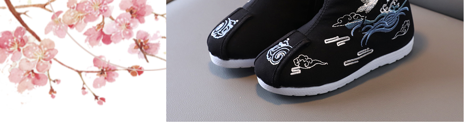 Old Beijing Cloth Shoes Children's Embroidered Shoes Boys the Han-Style Clothing Shoes Boots Chinese Style Ancient Costume New Year Performance Shoes Old Beijing Cloth Shoes Children's Embroidered Shoes Boys the Han-Style Clothing Shoes Boots Chinese Style Ancient Costume New Year Performance Shoes