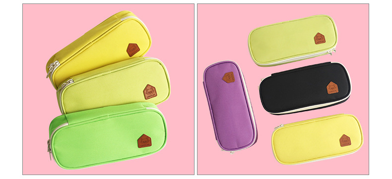 Creative Pencil Bag Stationery Box Canvas Oxford Cloth Printed Logo Pencil Case Large Capacity Children's Pencil Case Customization Creative Pencil Bag Stationery Box Canvas Oxford Cloth Printed Logo Pencil Case Large Capacity Children's Pencil Case Customization