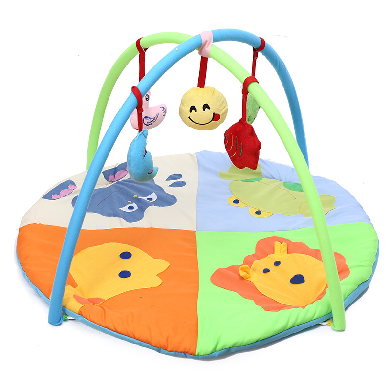 Infant Fun Game Mat Hanging Animal Doll Pendant Smiling Face Yi Children's Toy Anime Cloth Cushion