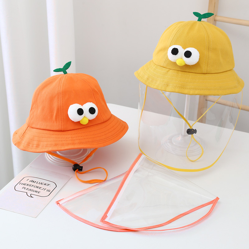 Baby Hat Spring and Autumn Season Cloth Eyes Breathable Protective Caps Anti-Droplet Removable Mask Boys and Girls Face Covering Children Hat Baby Hat Spring and Autumn Season Cloth Eyes Breathable Protective Caps Anti-Droplet Removable Mask Boys and Girls Face Covering Children Hat