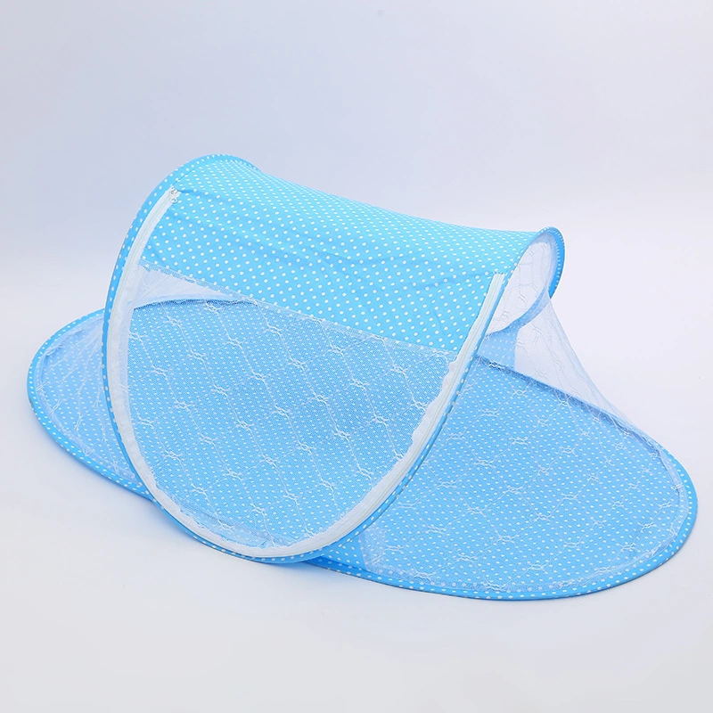 Foreign Trade Multi-Functional Mosquito Net Children Folding Mosquito Net Baby and Infant Mosquito Net Dot Cloth Cartoon Boat Mosquito Net Wholesale