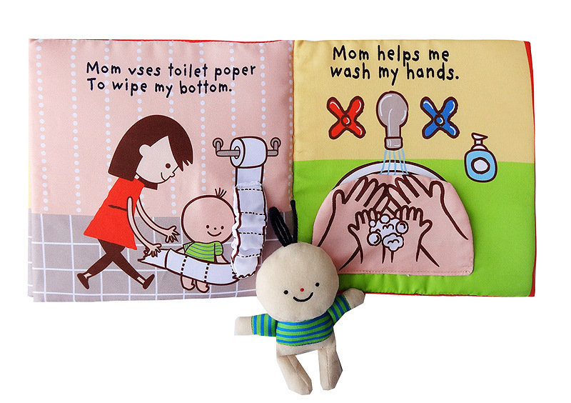early education educational cloth book 013 years old children enlightenment toilet bath book sound paper tear not broken early education educational cloth book 013 years old children enlightenment toilet bath book sound paper tear not broken