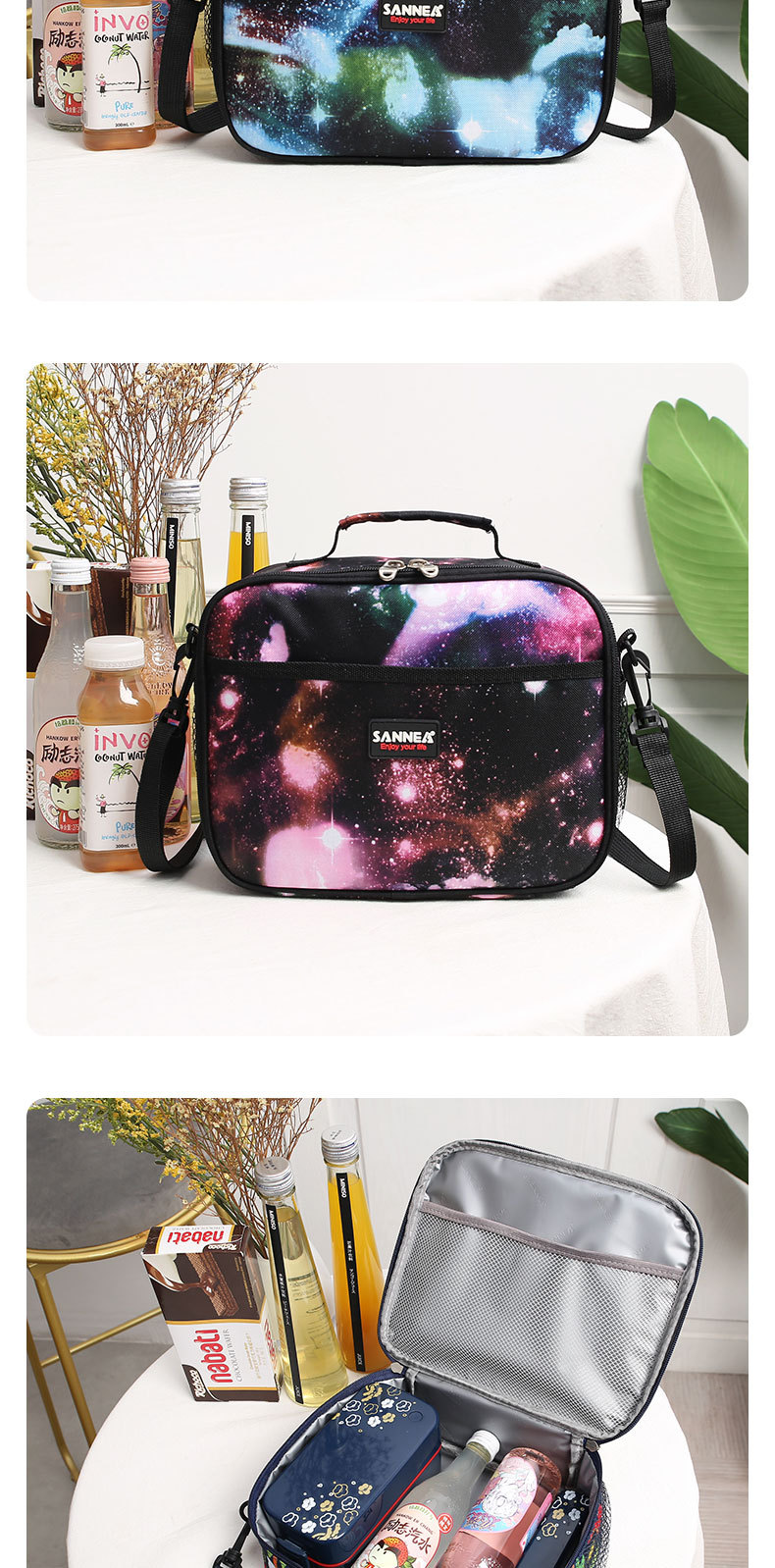 Sanneng New Cartoon Children's Lunch Bag Oxford Cloth Thickened Bento Insulated Bag Lunch Box Bag in Stock Wholesale Sanneng New Cartoon Children's Lunch Bag Oxford Cloth Thickened Bento Insulated Bag Lunch Box Bag in Stock Wholesale