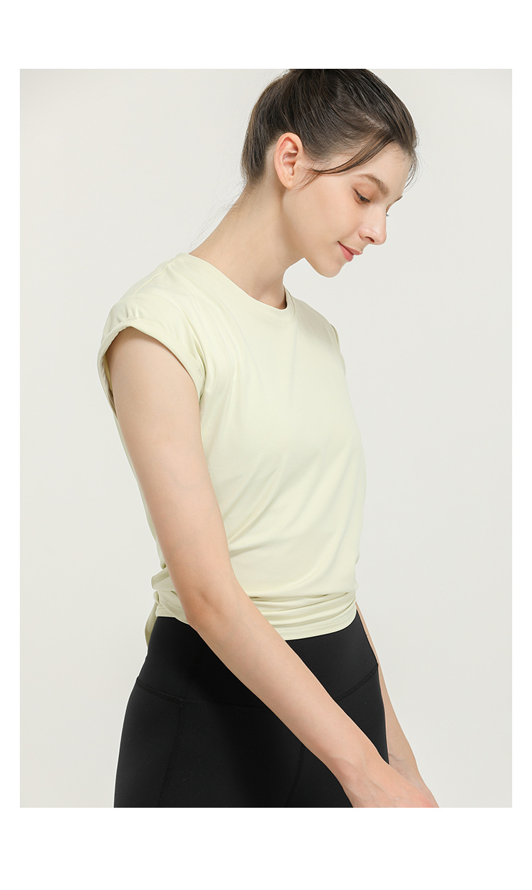 Lulu New Elegant Quick-Drying Sportswear T-shirt Fashion Yoga Clothes Sexy Beauty Back Top Internet Celebrity Workout Clothes Women Lulu New Elegant Quick-Drying Sportswear T-shirt Fashion Yoga Clothes Sexy Beauty Back Top Internet Celebrity Workout Clothes Women