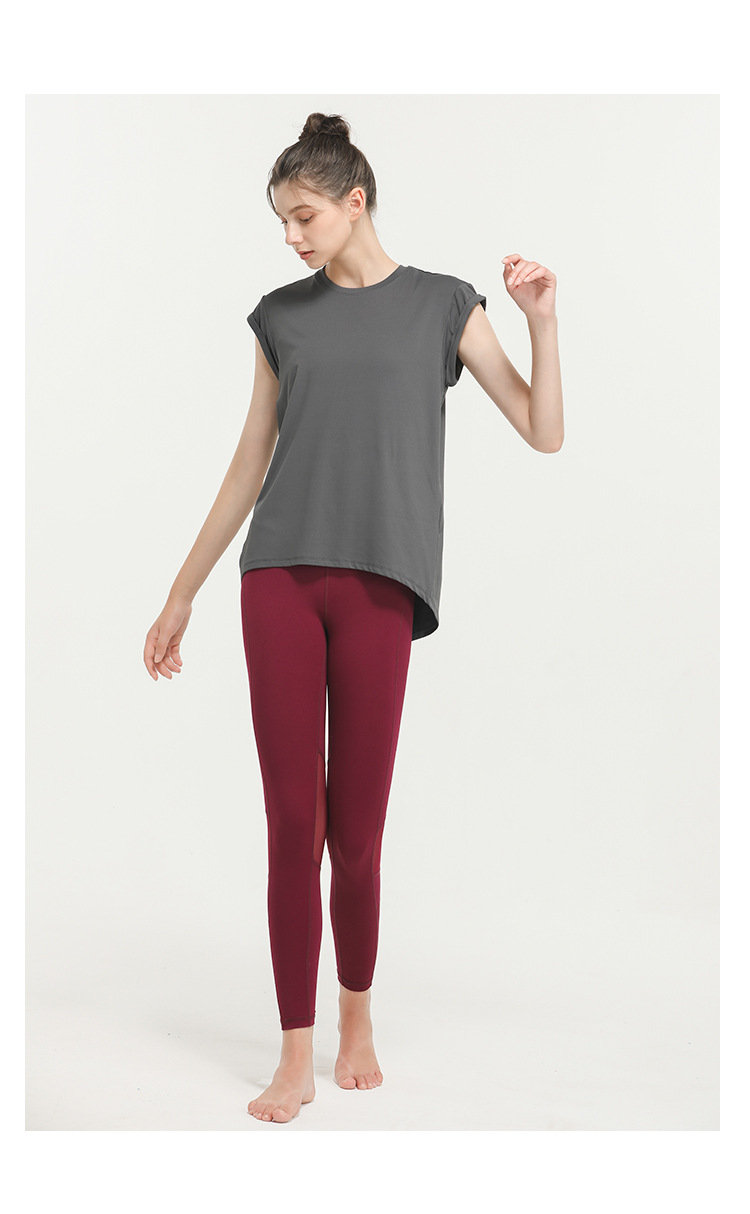 Lulu New Elegant Quick-Drying Sportswear T-shirt Fashion Yoga Clothes Sexy Beauty Back Top Internet Celebrity Workout Clothes Women Lulu New Elegant Quick-Drying Sportswear T-shirt Fashion Yoga Clothes Sexy Beauty Back Top Internet Celebrity Workout Clothes Women