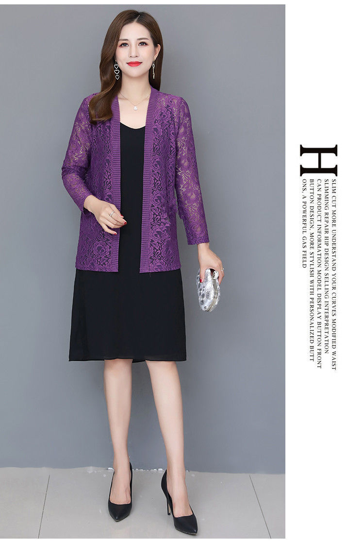 Lace Sun Protective Clothing Thin Coat Summer New Large Size Women's Cardigan Mid-Length Outer Match Long Sleeve Shawl Air Conditioning Shirt Lace Sun Protective Clothing Thin Coat Summer New Large Size Women's Cardigan Mid-Length Outer Match Long Sleeve Shawl Air Conditioning Shirt