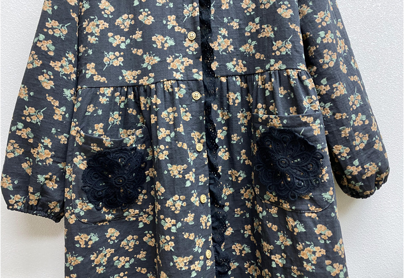Japanese Mori Girl Thickened Hooded Printed Dress Autumn and Winter New Cardigan Coat Embroidered Edge Loose plus Size Women's Clothing Japanese Mori Girl Thickened Hooded Printed Dress Autumn and Winter New Cardigan Coat Embroidered Edge Loose plus Size Women's Clothing
