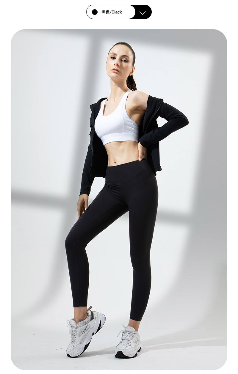 2022 New Autumn and Winter Running Quick-Drying Slim Fit Yoga Workout Top Women's Long Sleeve Hooded Zip Cardigan Workout Clothes 2022 New Autumn and Winter Running Quick-Drying Slim Fit Yoga Workout Top Women's Long Sleeve Hooded Zip Cardigan Workout Clothes