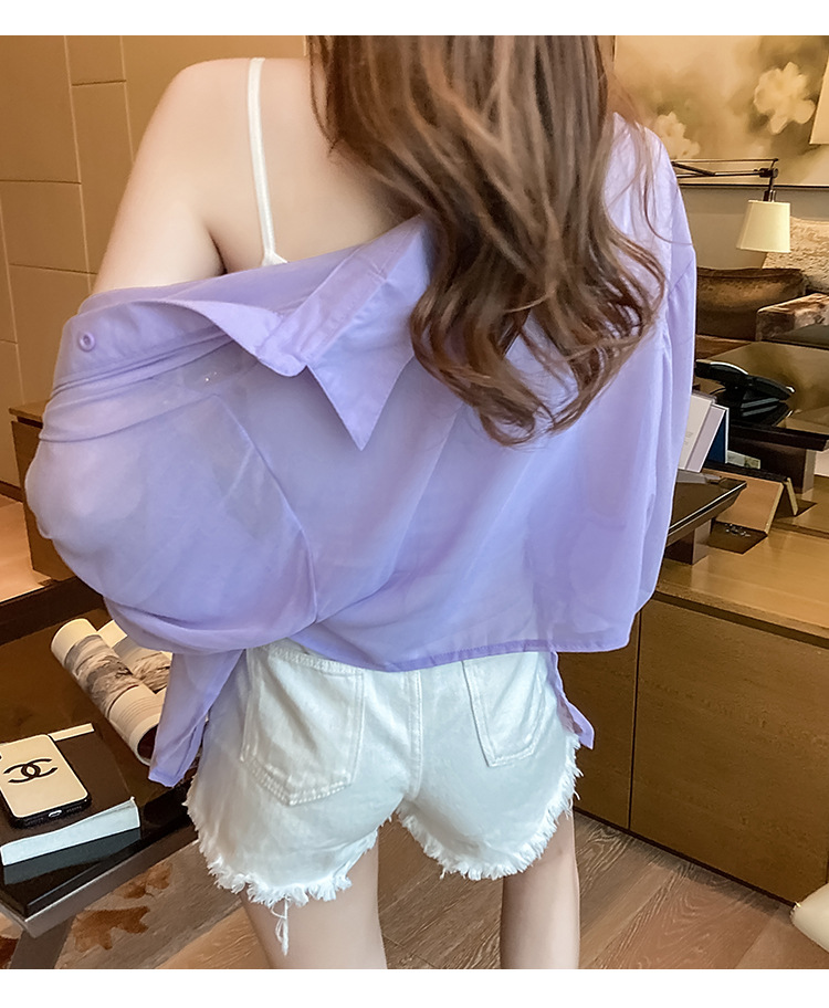 Chiffon Cardigan Outer Wear Women's Spring/Summer Very Fairy Blouse Short Western Style Shirt Chiffon Sun Protection Clothing Small Shawl Outer Wear Chiffon Cardigan Outer Wear Women's Spring/Summer Very Fairy Blouse Short Western Style Shirt Chiffon Sun Protection Clothing Small Shawl Outer Wear