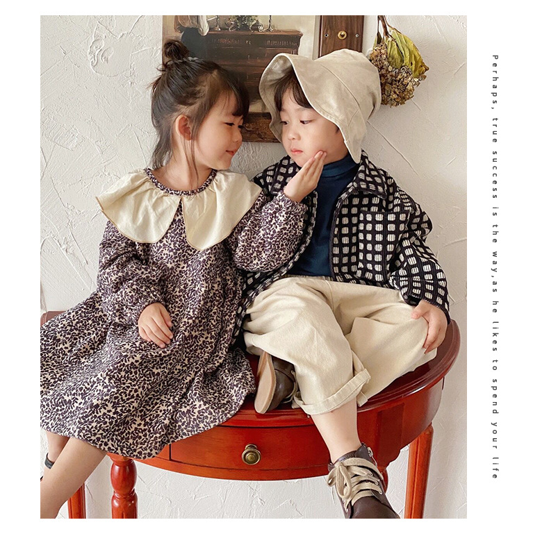 2021 Autumn New Boys' Japanese Style Jacket Coat Girl's Cardigan Kids' Overcoat