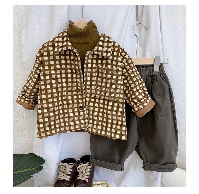 2021 Autumn New Boys' Japanese Style Jacket Coat Girl's Cardigan Kids' Overcoat