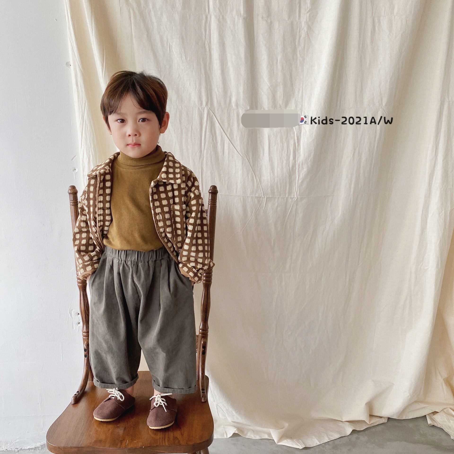 2021 Autumn New Boys' Japanese Style Jacket Coat Girl's Cardigan Kids' Overcoat