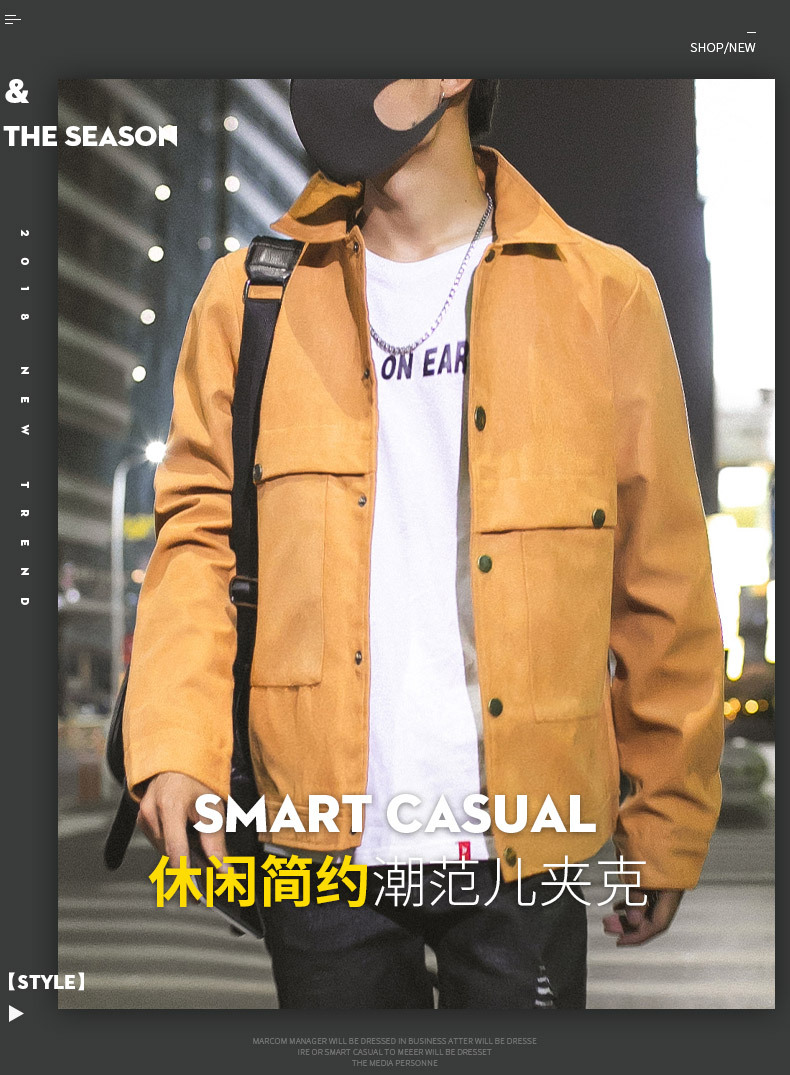 Coat Men's 2021 Spring and Autumn New Korean Style Fashion Brand Casual Jacket Men's Hong Kong Style Cardigan Youth Jacket Men's Clothing Coat Men's 2021 Spring and Autumn New Korean Style Fashion Brand Casual Jacket Men's Hong Kong Style Cardigan Youth Jacket Men's Clothing