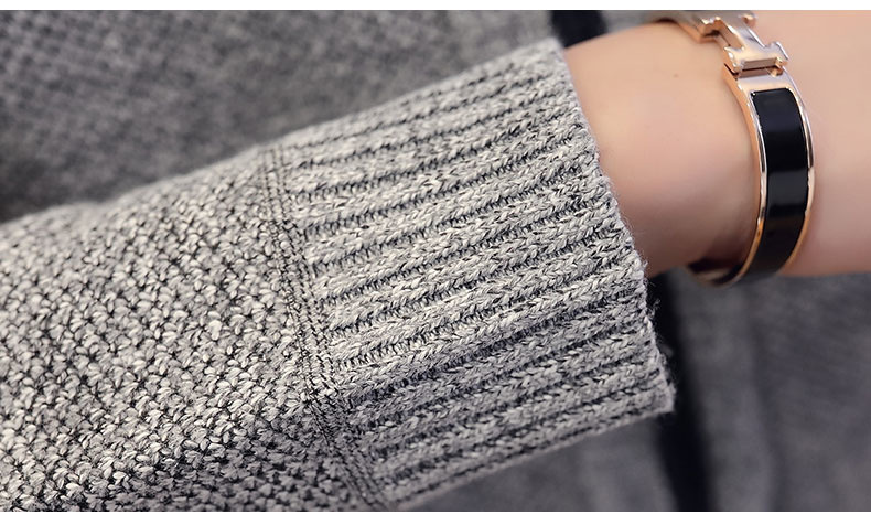 Autumn and Winter Men's Sweater Men's Thickened Fleece-Lined Sweater Casual Sweater Men's Cardigan Stand Collar Men's Coat Fashion