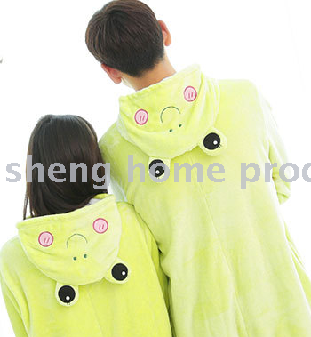 Boys and girls, autumn and winter pajamas, flannels, flannels, and flannel cartoon animals play Onesies pajamas