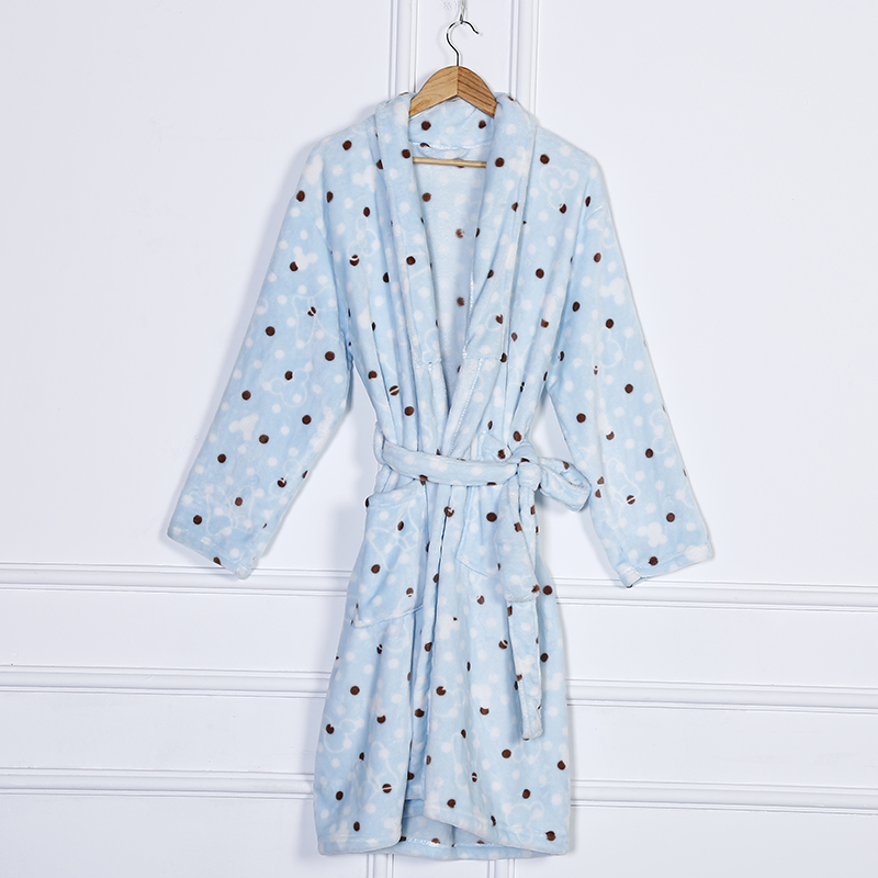 Zhendong High-Grade Flannel Pajamas Comfortable Soft Bathrobe Shrink-Free Zhendong High-Grade Flannel Pajamas Comfortable Soft Bathrobe Shrink-Free