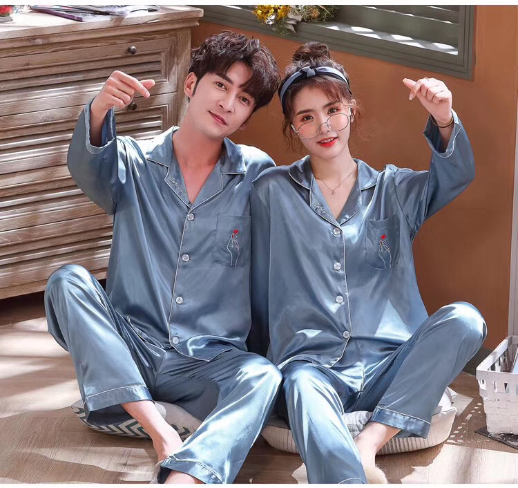 Than heart?? Matching suits men and women&#039;s style home wear pajamas