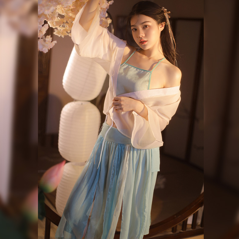 Dananshu Sexy Lingerie Artificial Silk Camisole Nightdress Lace Sexy Pajamas Dananshu Sexy Lingerie Artificial Silk Camisole Nightdress Lace Sexy Pajamas