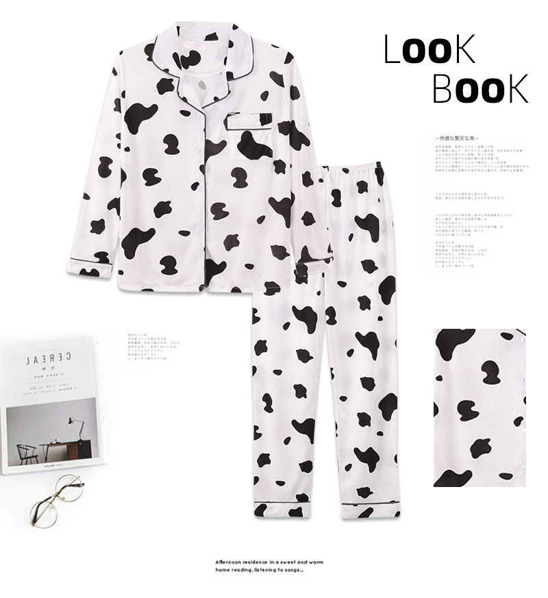 202 New Pajamas Women's Autumn and Winter Long Sleeves Lapel Suit Trousers Cardigan Casual Air Conditioning Clothes Homewear Ins 202 New Pajamas Women's Autumn and Winter Long Sleeves Lapel Suit Trousers Cardigan Casual Air Conditioning Clothes Homewear Ins