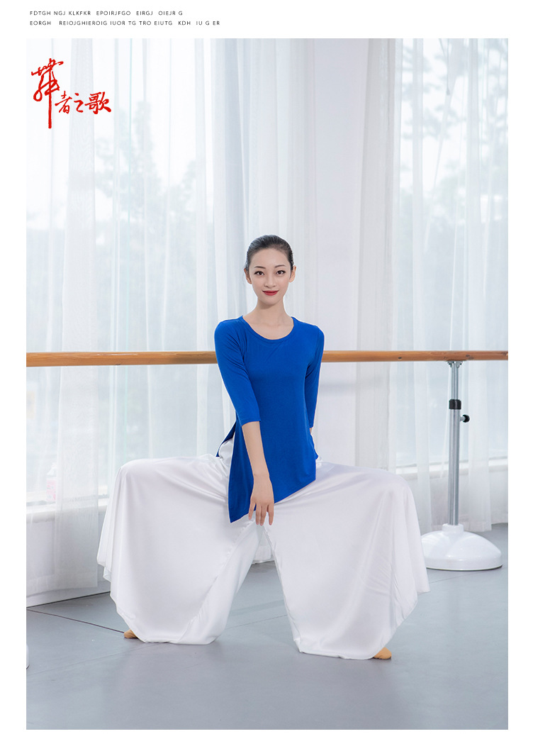 Adult Dance Top Women's Body Art Examination Square Dance Performance Clothes Yoga Clothes Classical Dance Clothes Adult Dance Top Women's Body Art Examination Square Dance Performance Clothes Yoga Clothes Classical Dance Clothes