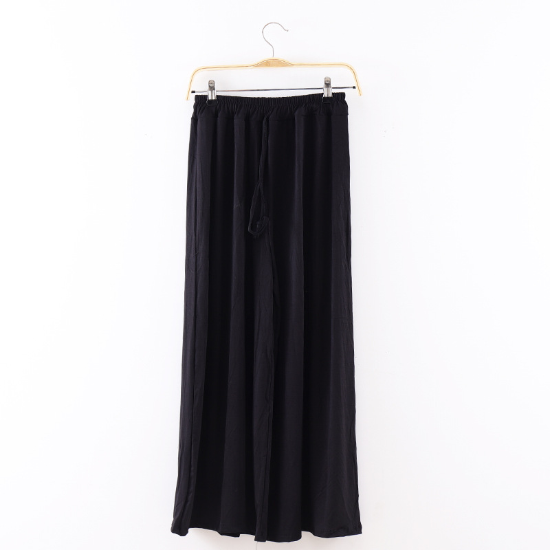 Dance Pants WideLegged Pants Black Practice Clothes Wide Pine Base Training ClothesShaped Modal Cropped Pants for Women