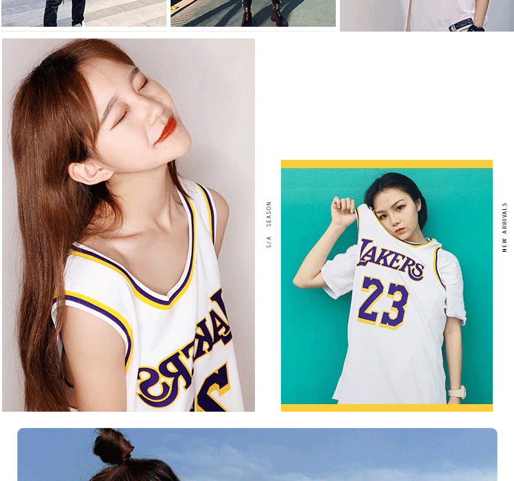 James No. 23 Kobe No. 24 Jersey Owen No. 11 Curry Basketball Clothes Vest Couple Loose Boyfriend Style Women James No. 23 Kobe No. 24 Jersey Owen No. 11 Curry Basketball Clothes Vest Couple Loose Boyfriend Style Women