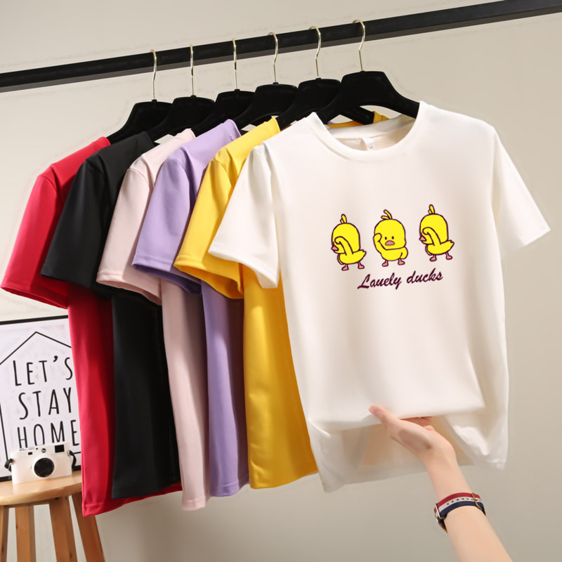 Ins Popular HighProfile Figure Foreign Trade Whole Large Size Women's Loose Short Sleeve Tshirt Top Clothes for Women Ins Popular HighProfile Figure Foreign Trade Whole Large Size Women's Loose Short Sleeve Tshirt Top Clothes for Women