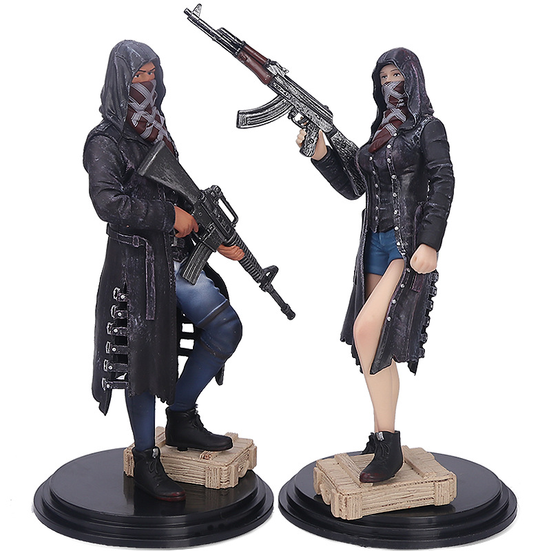 Little Faith Clothes Chicken Men and Women Hand-Made Jesus Survival Game Baking Toy Model Decoration Helmet of Level 3 Pan