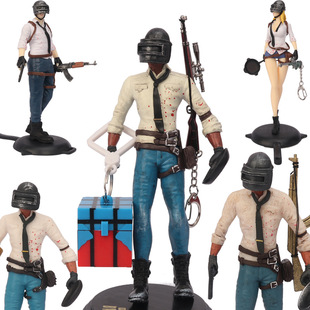 Little Faith Clothes Chicken Men and Women Hand-Made Jesus Survival Game Baking Toy Model Decoration Helmet of Level 3 Pan