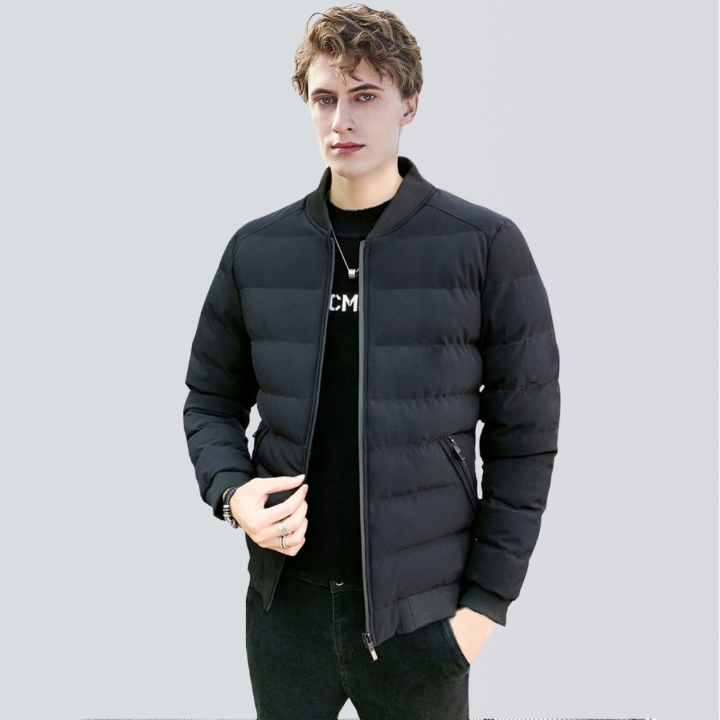 Men's Cotton Clothes Men's Clothing Winter Clothing Coat Trend Casual Cotton-Padded Clothes Men's Cotton Jacket Short Warm Fashion Sports Cotton Jacket