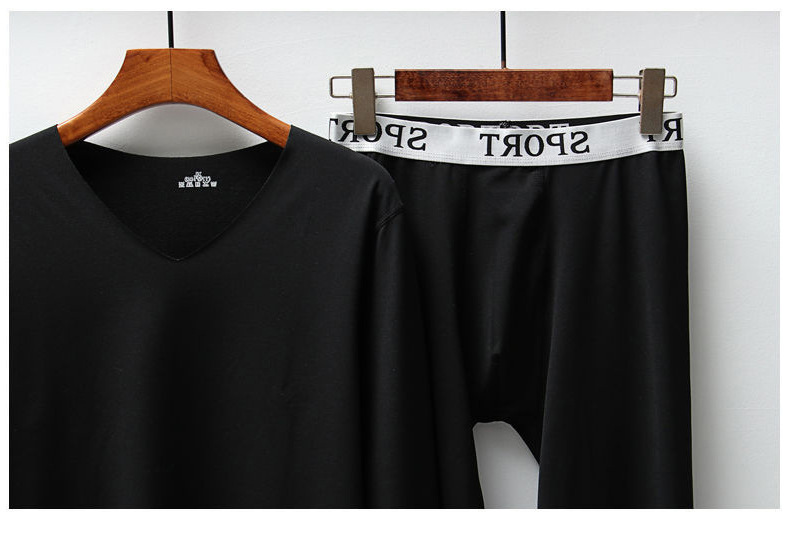 Factory Direct Sales Constant Temperature 37 Degrees Autumn and Winter Seamless Thermal Underwear Suit Autumn Clothes Long Pants Seamless Men Brushed