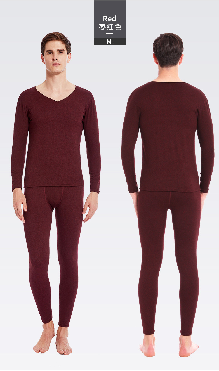 Factory Direct Sales Constant Temperature 37 Degrees Autumn and Winter Seamless Thermal Underwear Suit Autumn Clothes Long Pants Seamless Men Brushed