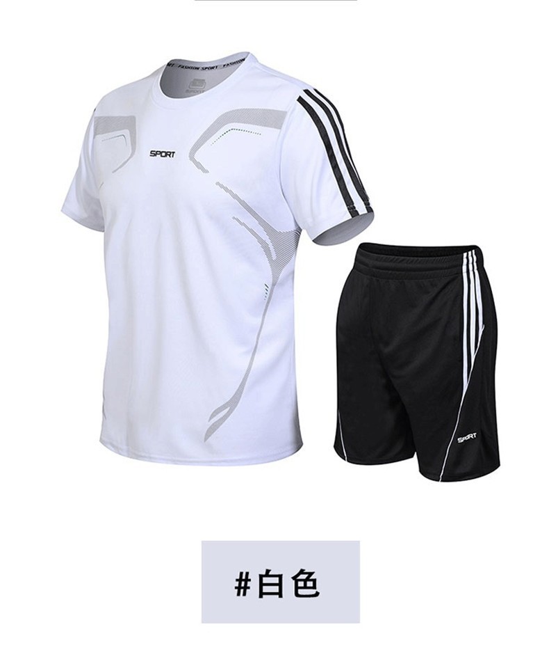 Men's plus Size Short Sleeve Tshirt Men's Summer Loose Casual Fitness Running Basketball Quick Drying Clothes