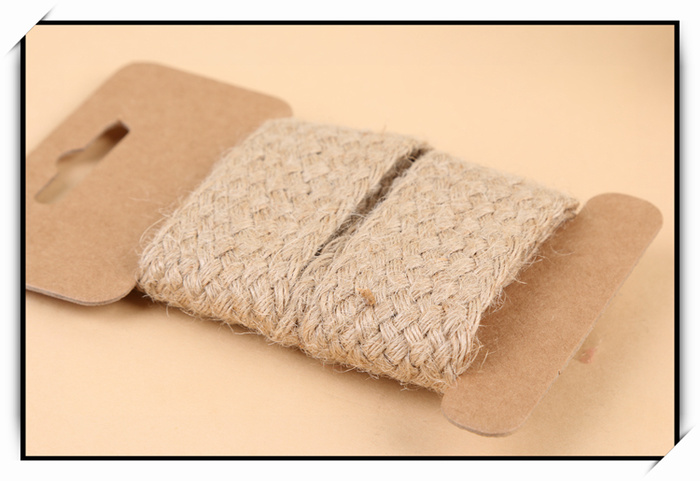 Manufacturer direct shot jute knitting rope DIY decorative flat hemp flat hemp rope lace ribbon Manufacturer direct shot jute knitting rope DIY decorative flat hemp flat hemp rope lace ribbon
