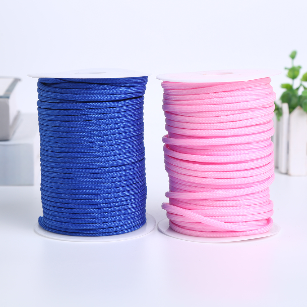 Parachute Cord Colorful DIY Hand-Knitting Thread, Tent Polypropylene Fiber Compound Rope, Braided Rope