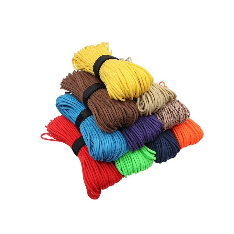 Parachute Cord Colorful DIY Hand-Knitting Thread, Tent Polypropylene Fiber Compound Rope, Braided Rope