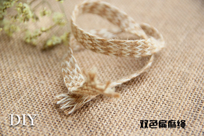 Ribbon hemp knitting belt DIY craft decoration cotton linen rope ribbon ribbon ribbon Ribbon hemp knitting belt DIY craft decoration cotton linen rope ribbon ribbon ribbon