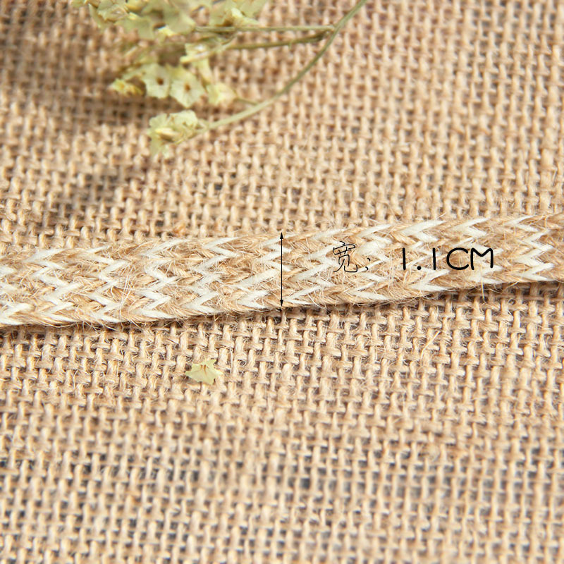 Ribbon hemp knitting belt DIY craft decoration cotton linen rope ribbon ribbon ribbon Ribbon hemp knitting belt DIY craft decoration cotton linen rope ribbon ribbon ribbon