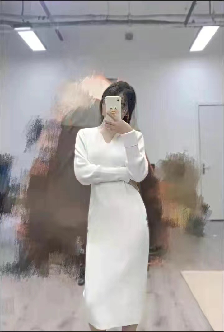 White Knitted Fabric Dress for Women Autumn and Winter Long Long Dress Underdress 2022 New Elegant Inner Match Sweater Skirt White Knitted Fabric Dress for Women Autumn and Winter Long Long Dress Underdress 2022 New Elegant Inner Match Sweater Skirt